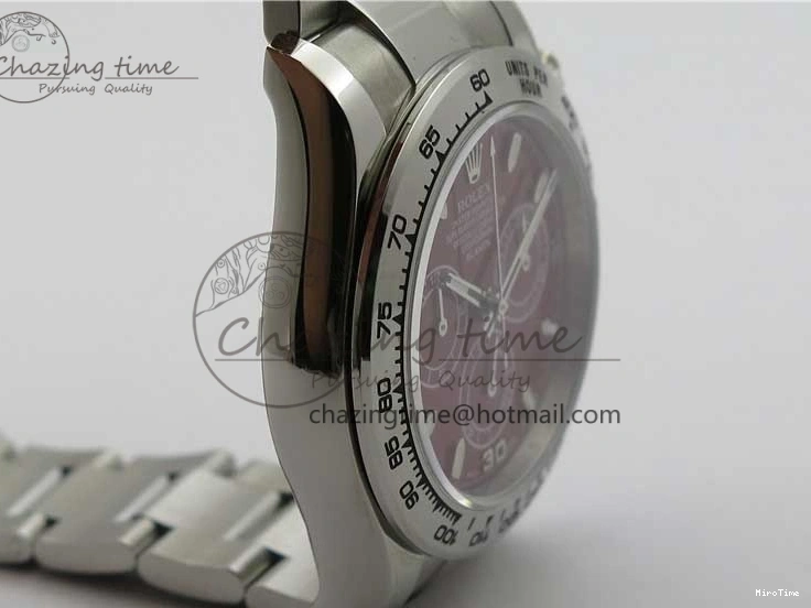 MiroTime 0116 Daytona 116520 SS UBF Best Edition Red Stick Markers Dial on SS Bracelet A Reliable 2951